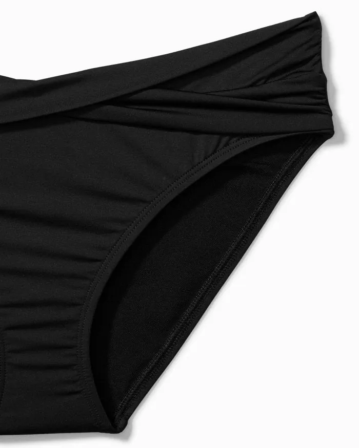 2024 Tommy Bahama Pearl High-Waist Twist-Front Bikini Bottoms - TSW20142B