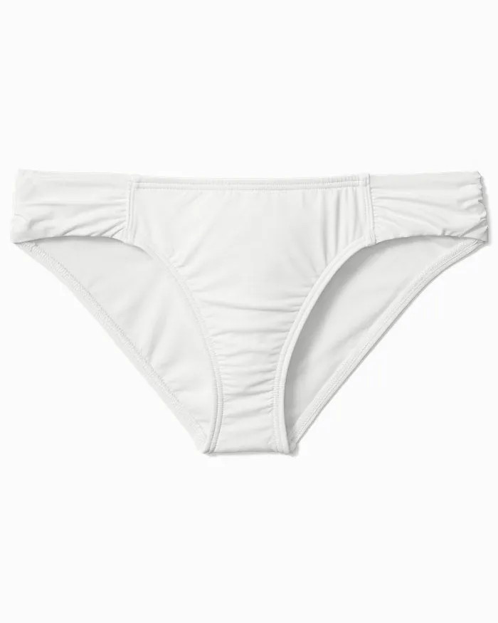 2025 Tommy Bahama Pearl Shirred Hipster Bikini Bottoms - TSW31014B