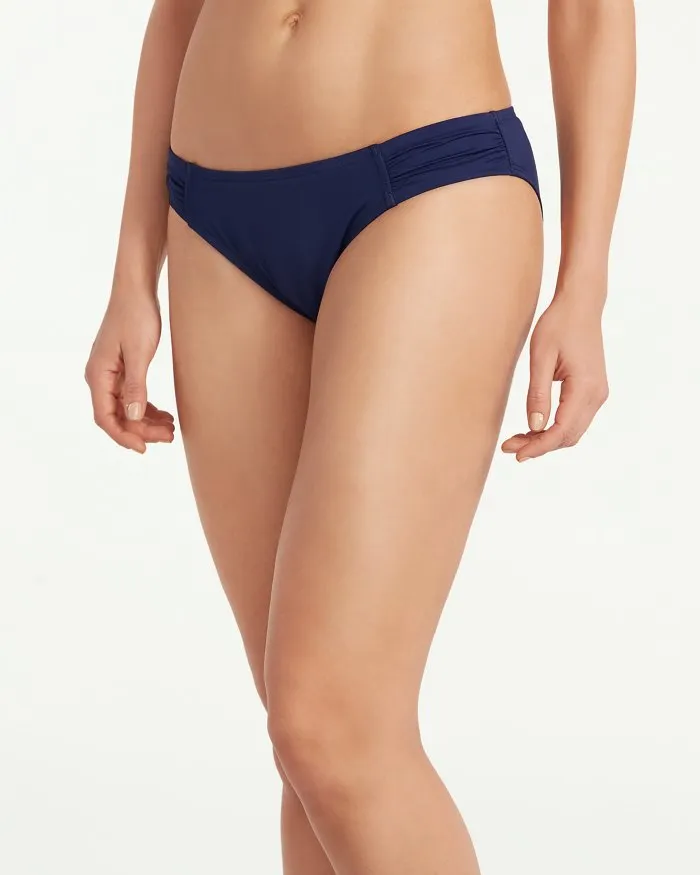 2025 Tommy Bahama Pearl Shirred Hipster Bikini Bottoms - TSW31014B