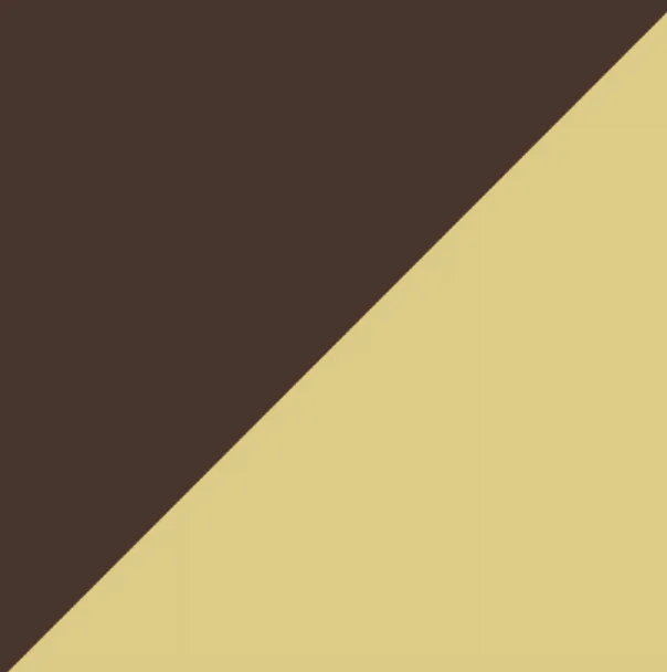 Alanis Triangle Bikini Top - Deadstock Chocolate Suede