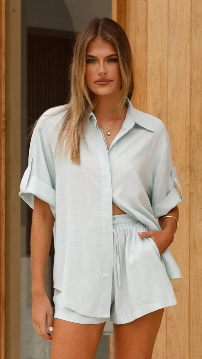 Alma Shorts - Sky Blue