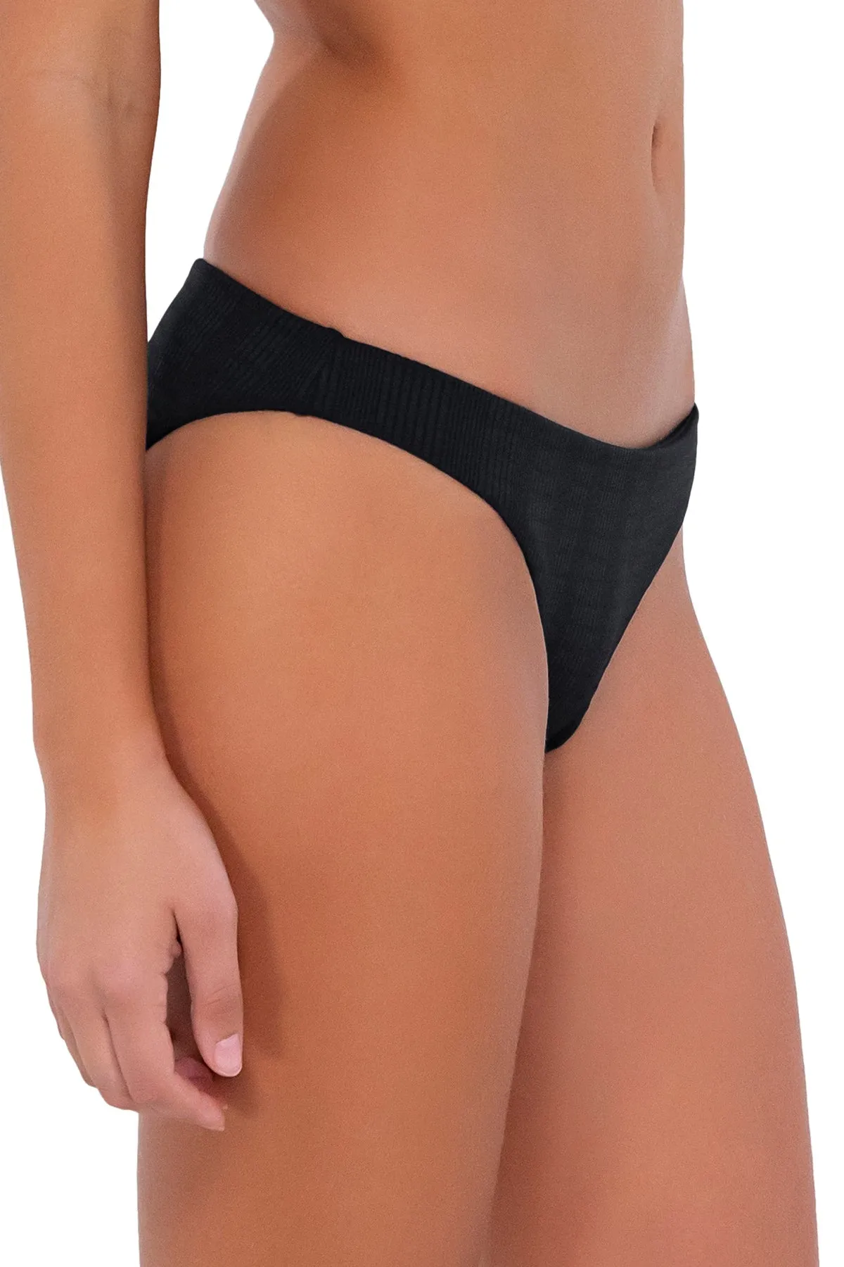 B Swim Black Baja Rib Ryder Bottom
