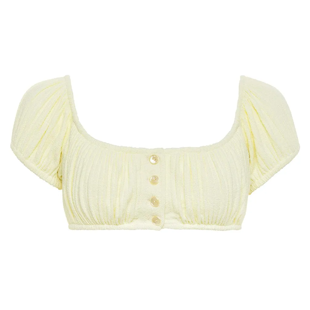 Bandita Bikini Top Buttercream Rib