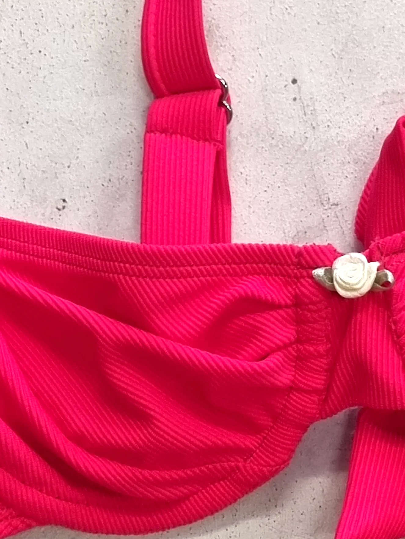 Barbie Cheeky Bikini Pant - Deadstock Red Rib