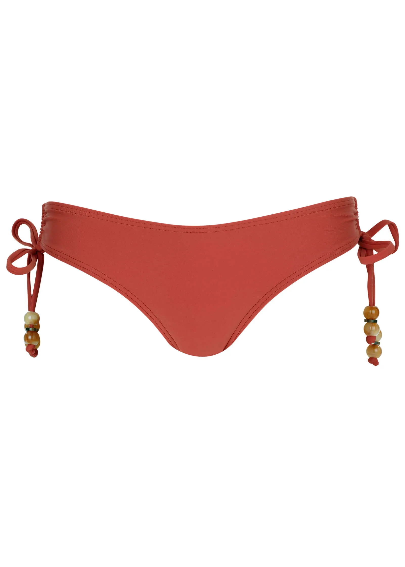 Beaded Adjustable Scoop Bottom - Cranberry