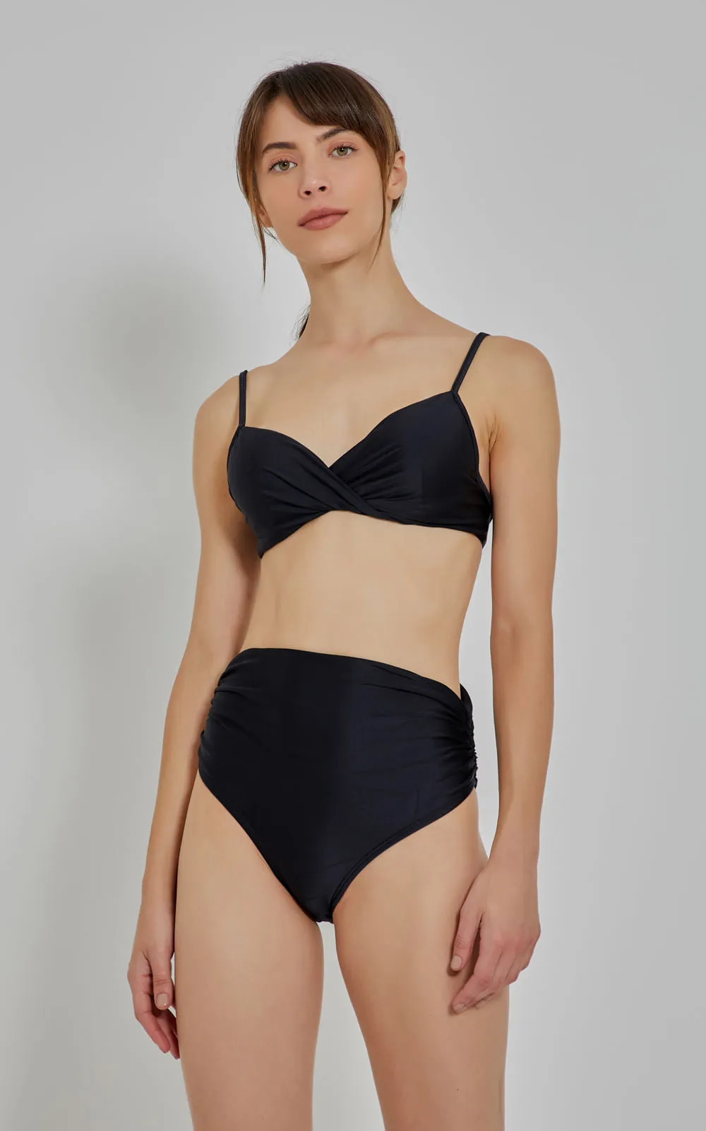 Bio Ruched Bottom Black