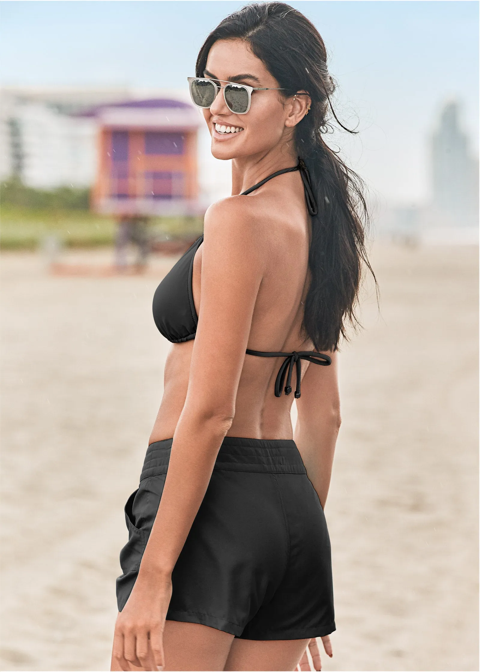 Board Short Cover-Up - Black