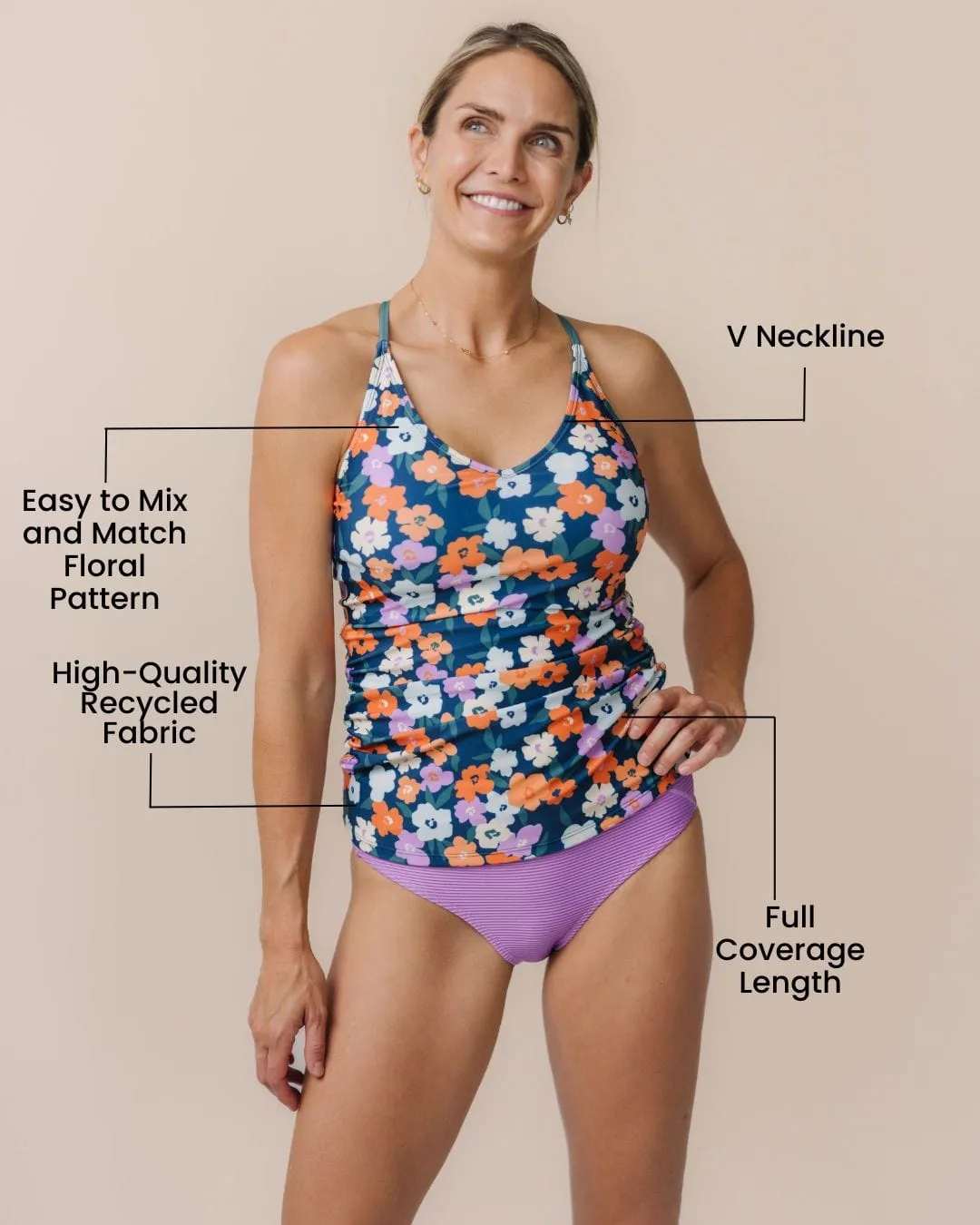 Brookside V-Neck Tankini