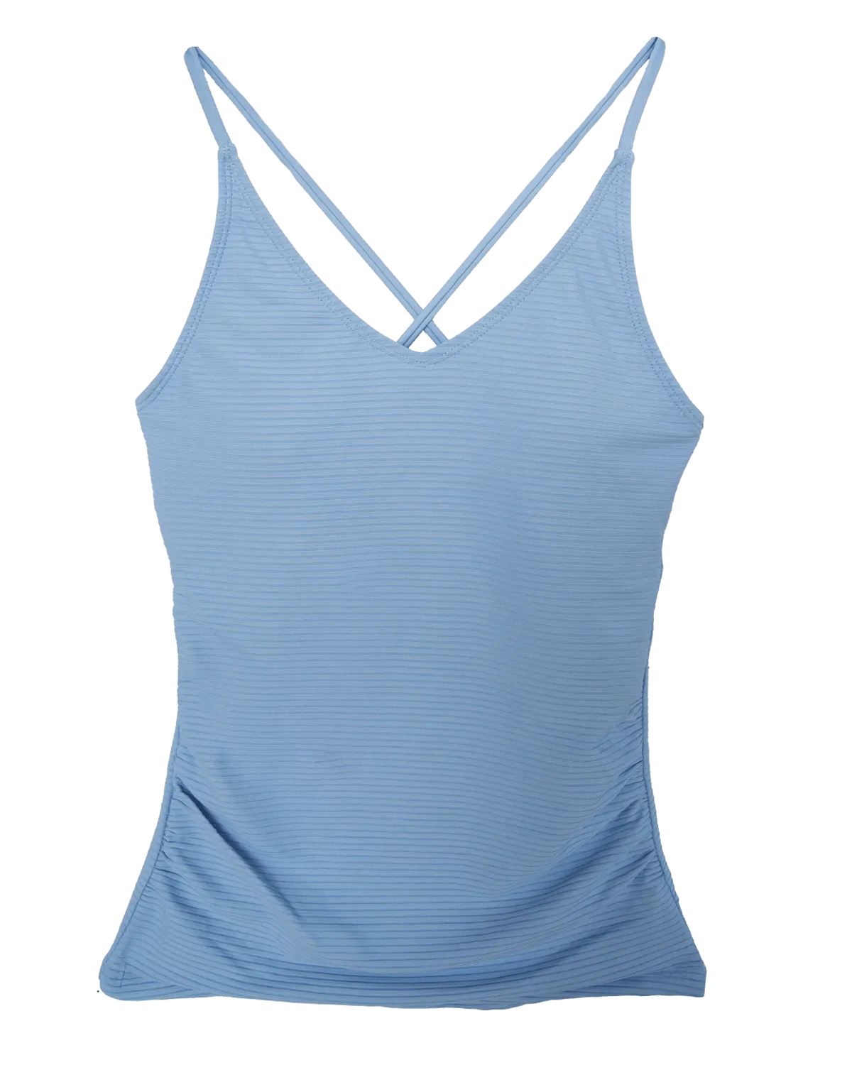 Celeste Flat Rib V-Neck Tankini