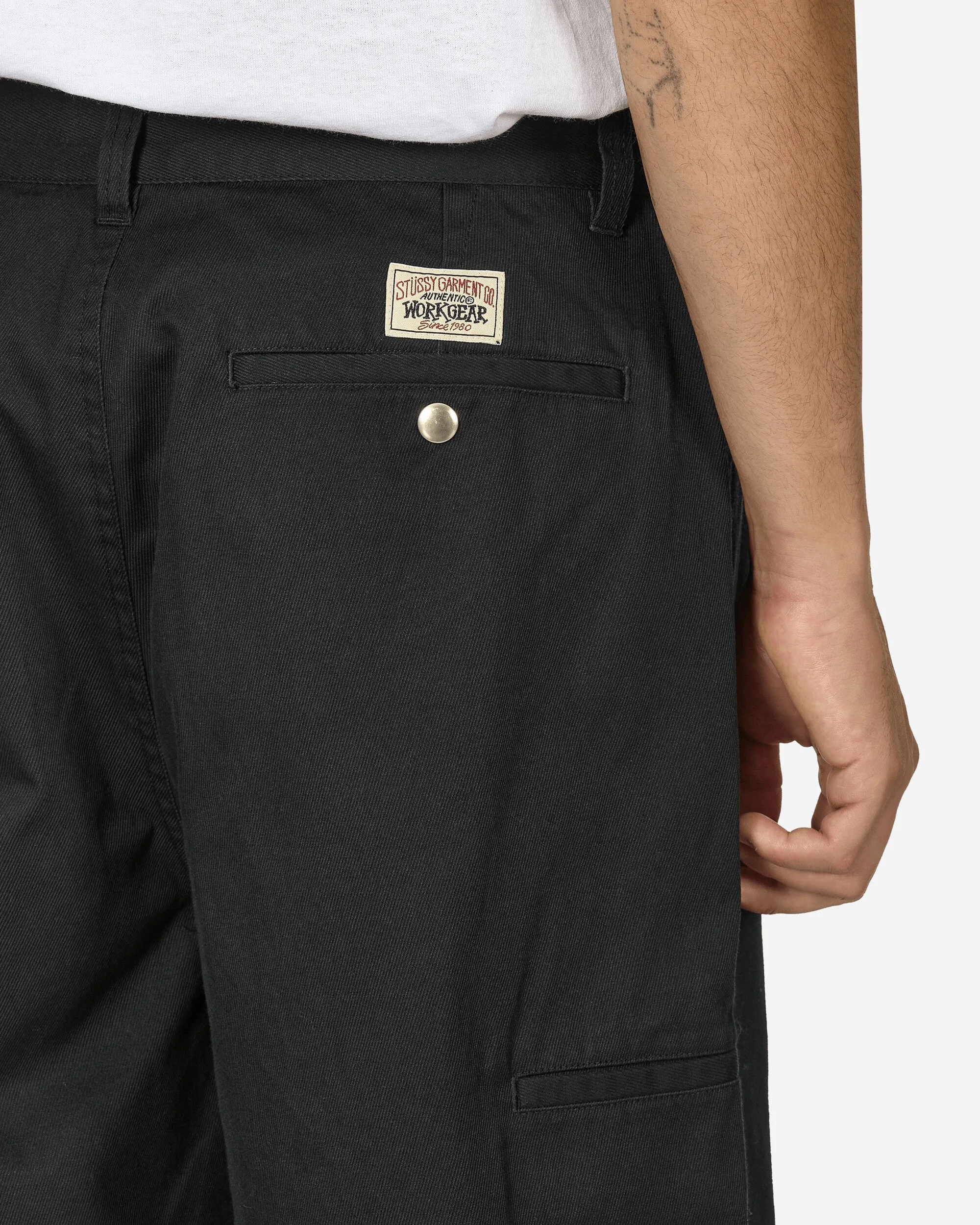 Chino Work Shorts Black