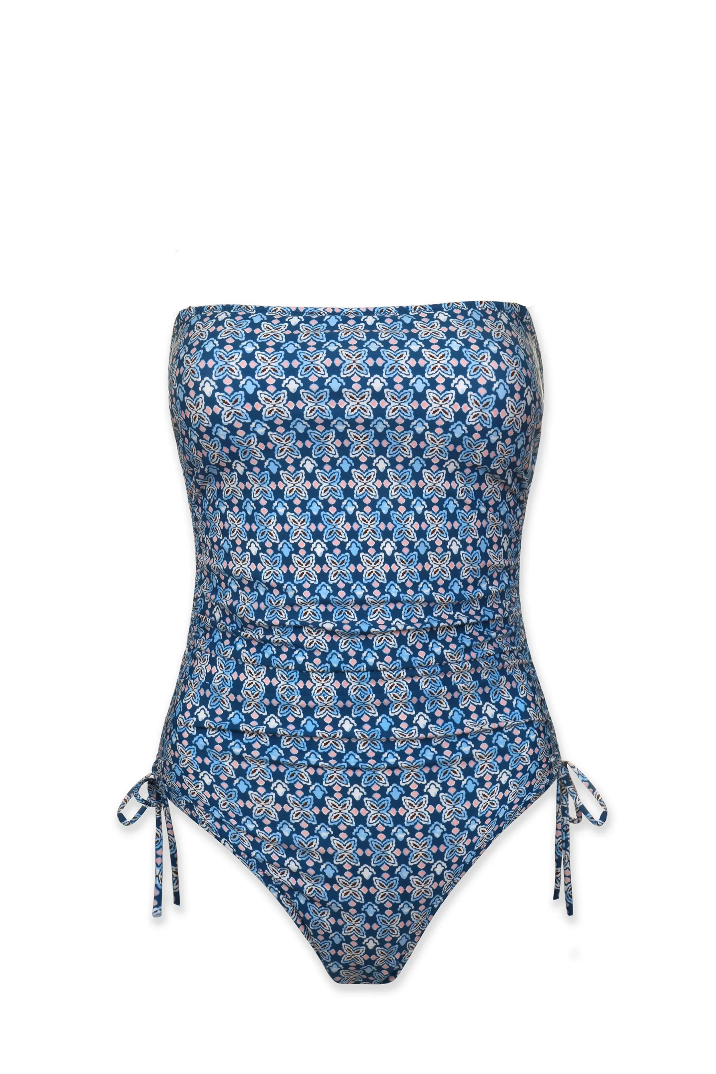 Cinch Bandeau One-Piece  |  Lagos
