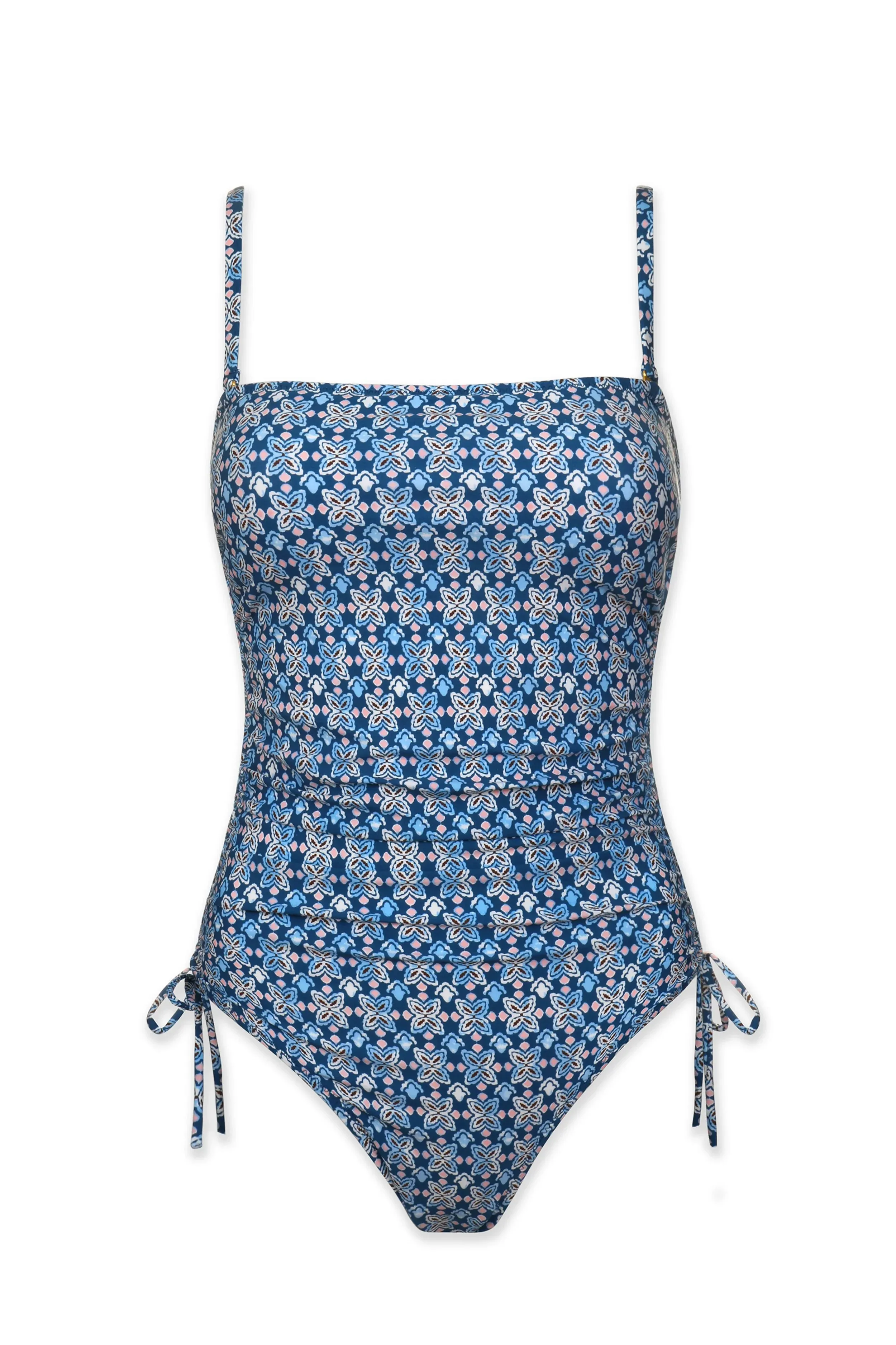 Cinch Bandeau One-Piece  |  Lagos