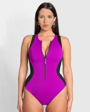 Crewy Surfy - Contour Orchid/Black Mesh