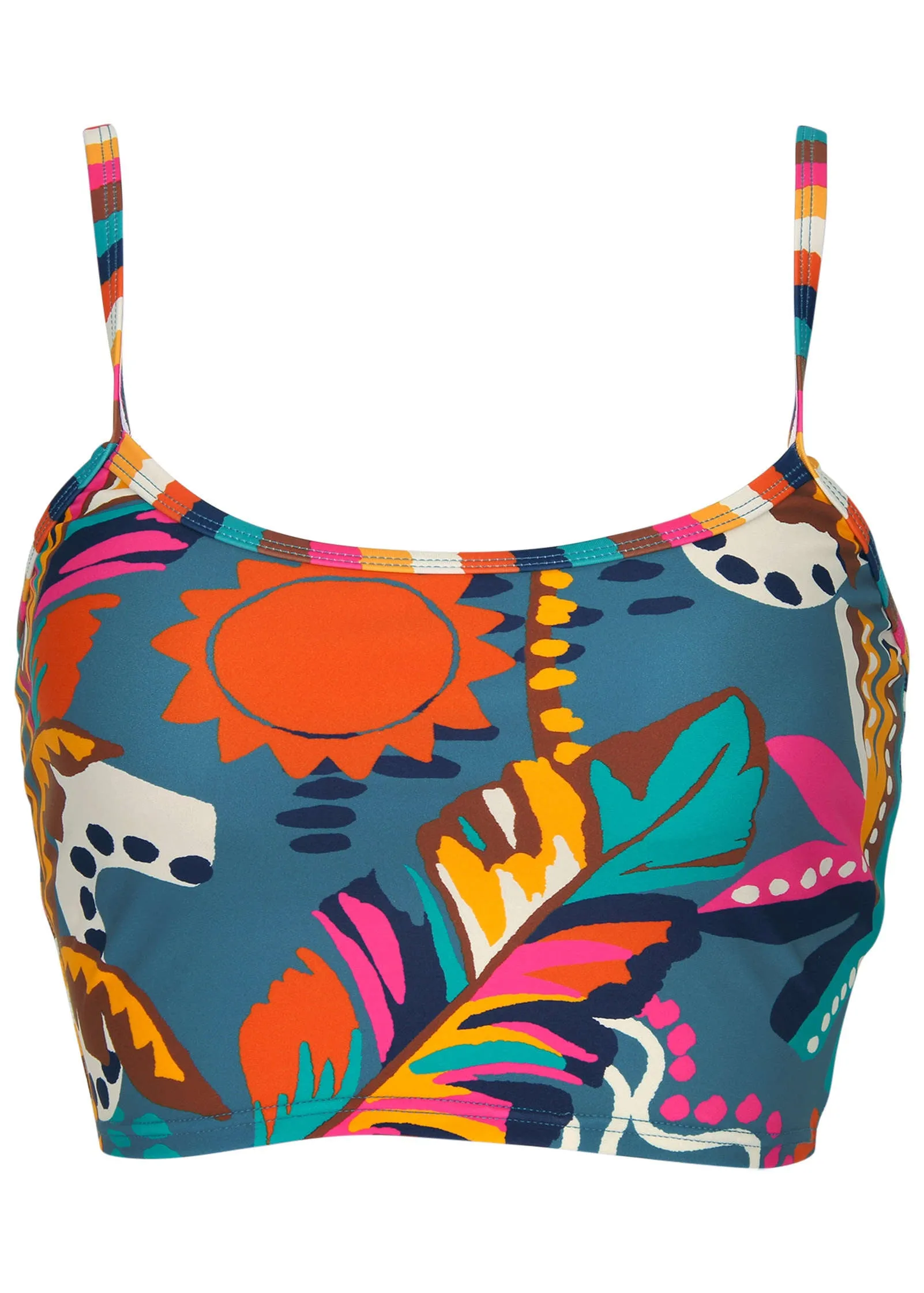 Crop Tankini - Retro Chicka Combo