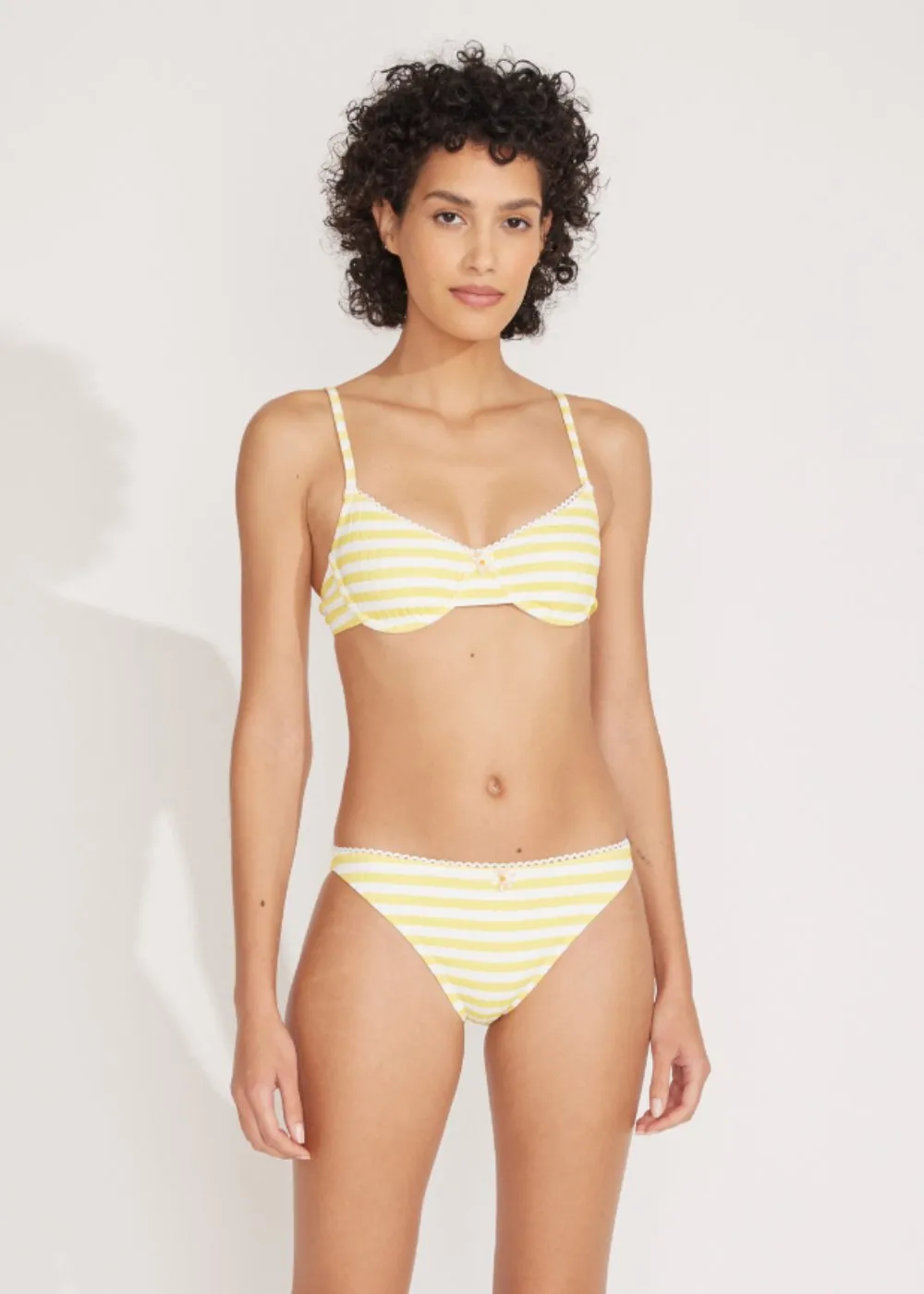 Daphne Top Lemon Stripe