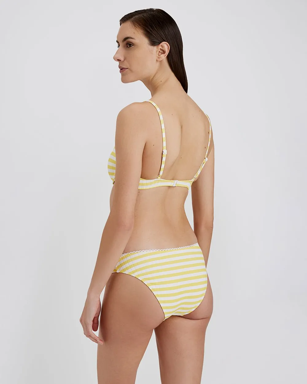 Daphne Top Lemon Stripe