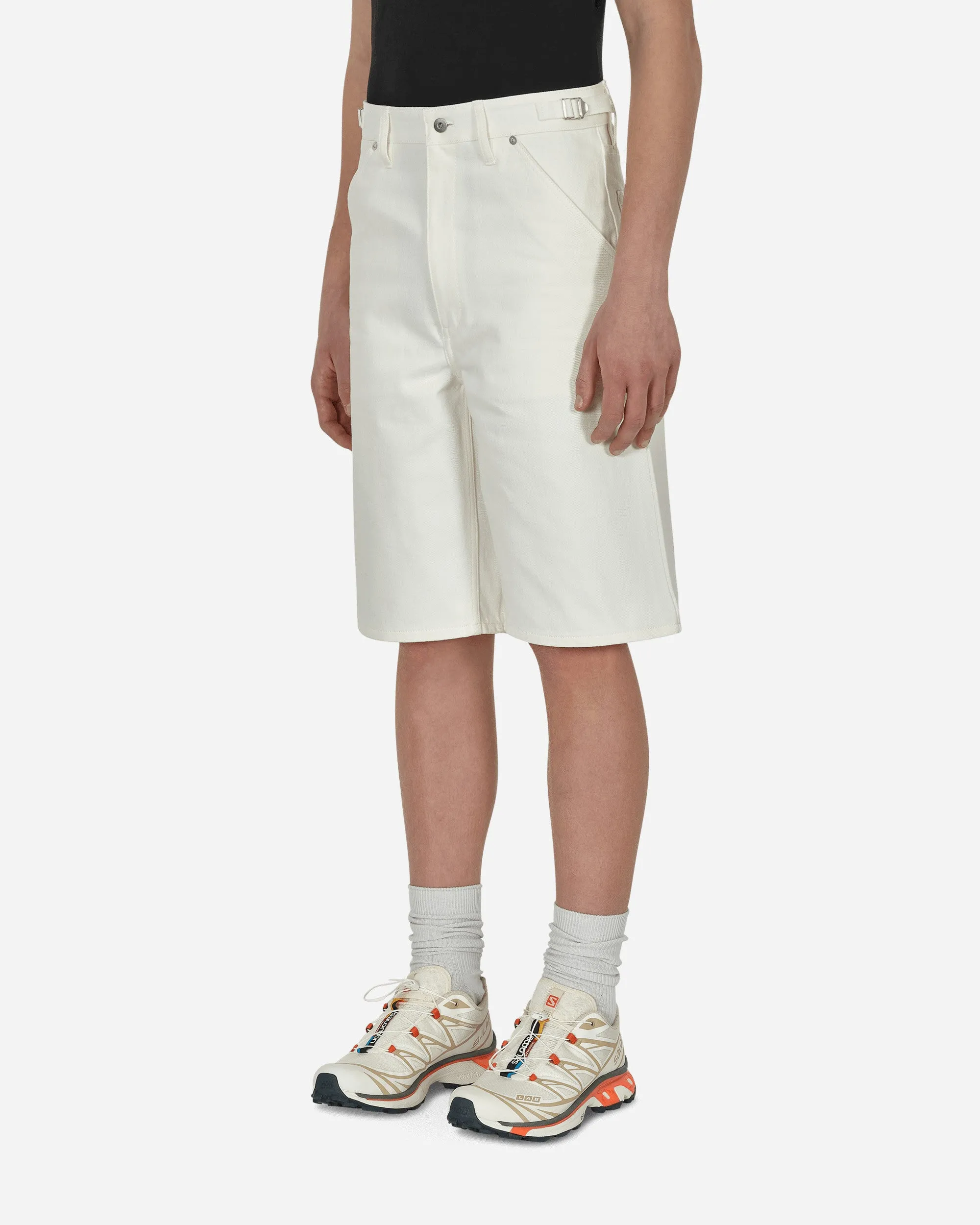 Denim Shorts White