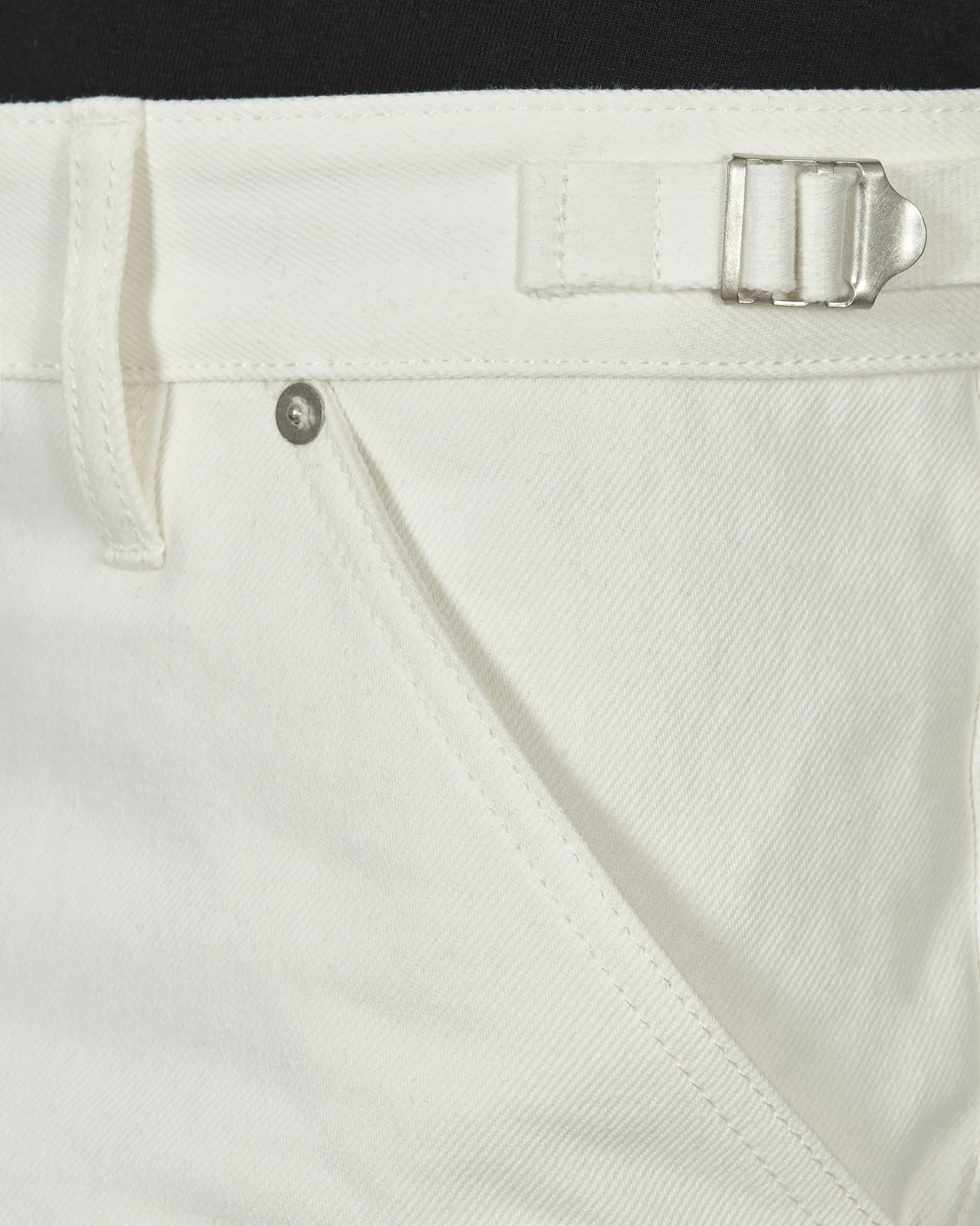 Denim Shorts White