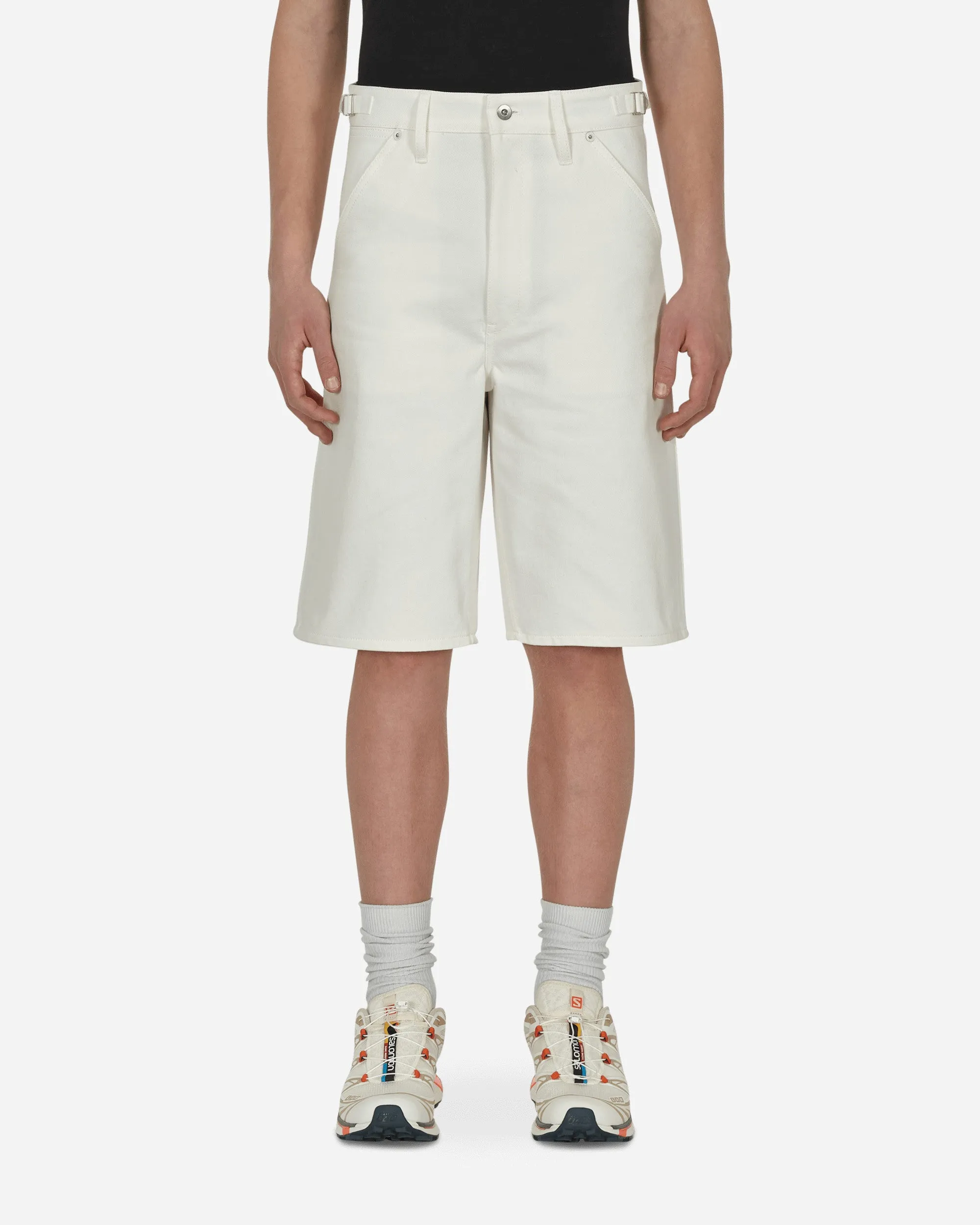 Denim Shorts White