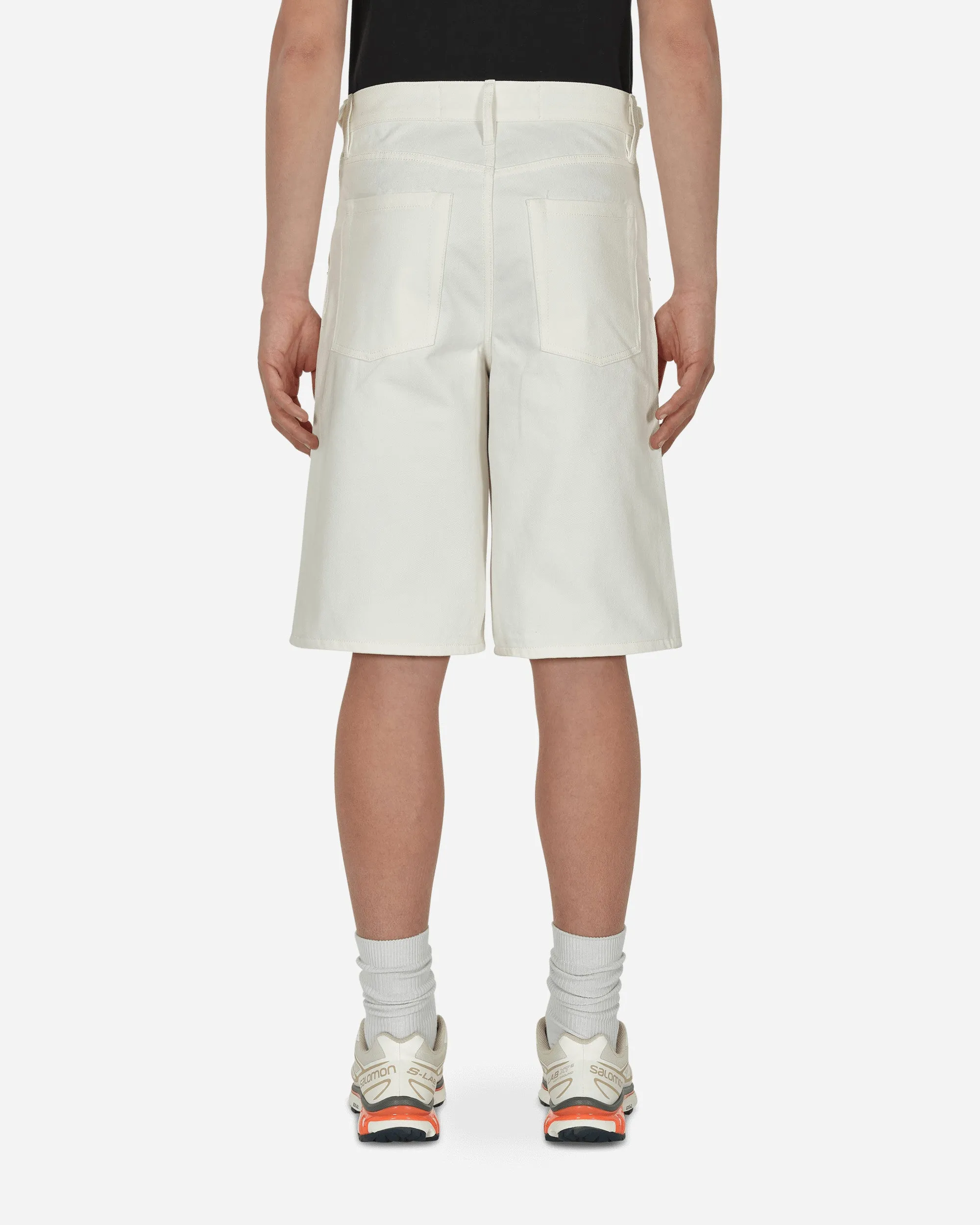 Denim Shorts White