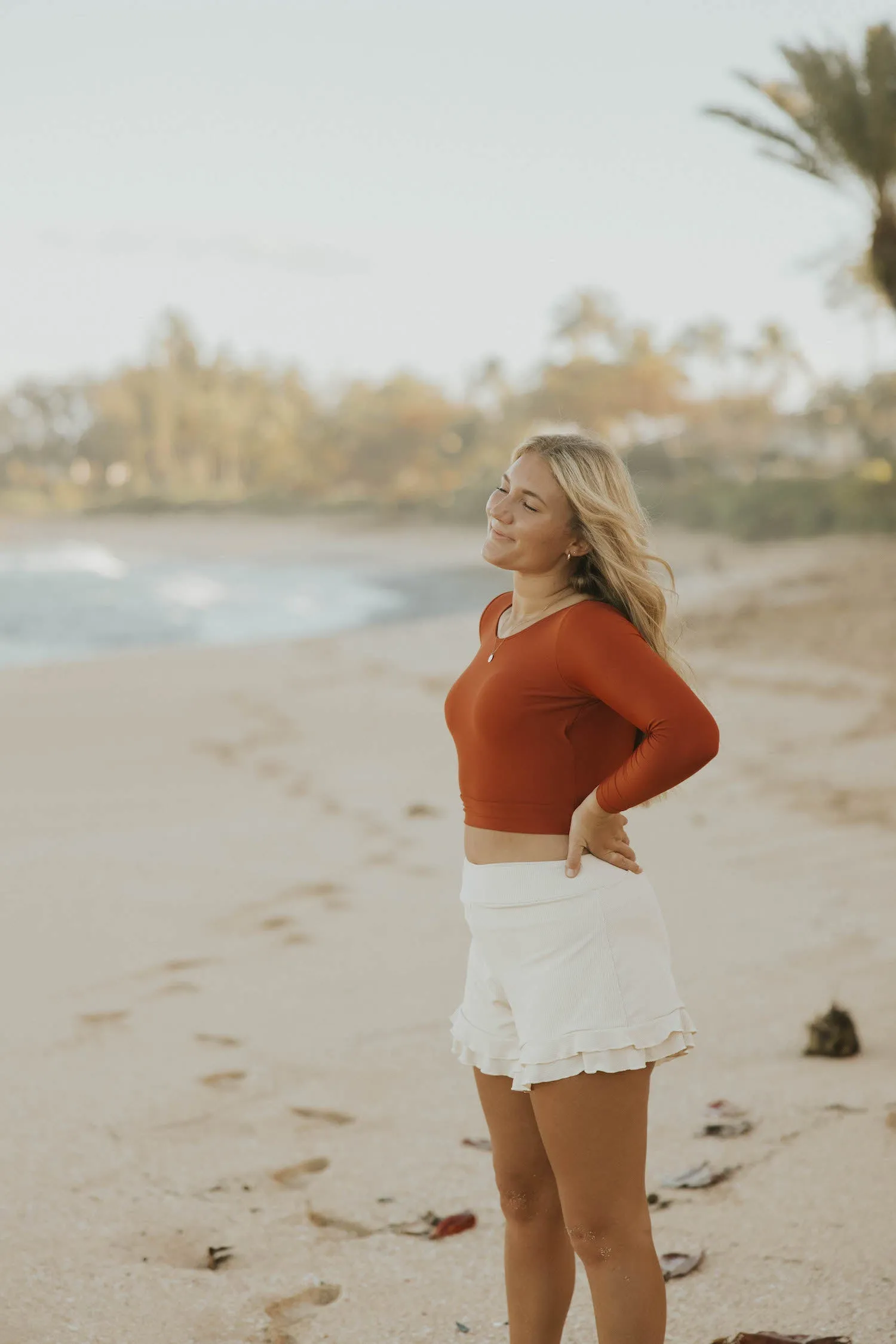 Dune High-Waisted Swim Shorts