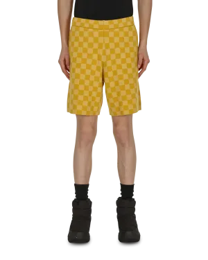 Duotone Checkerboard Shorts Yellow
