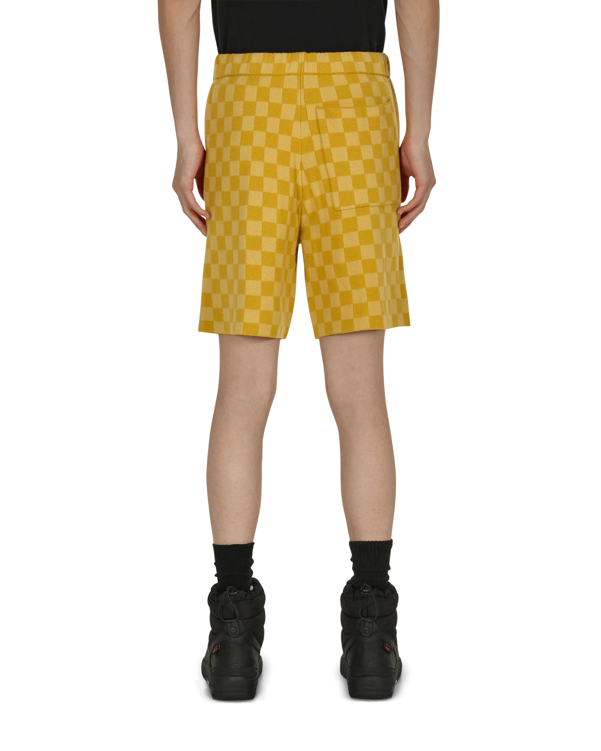 Duotone Checkerboard Shorts Yellow