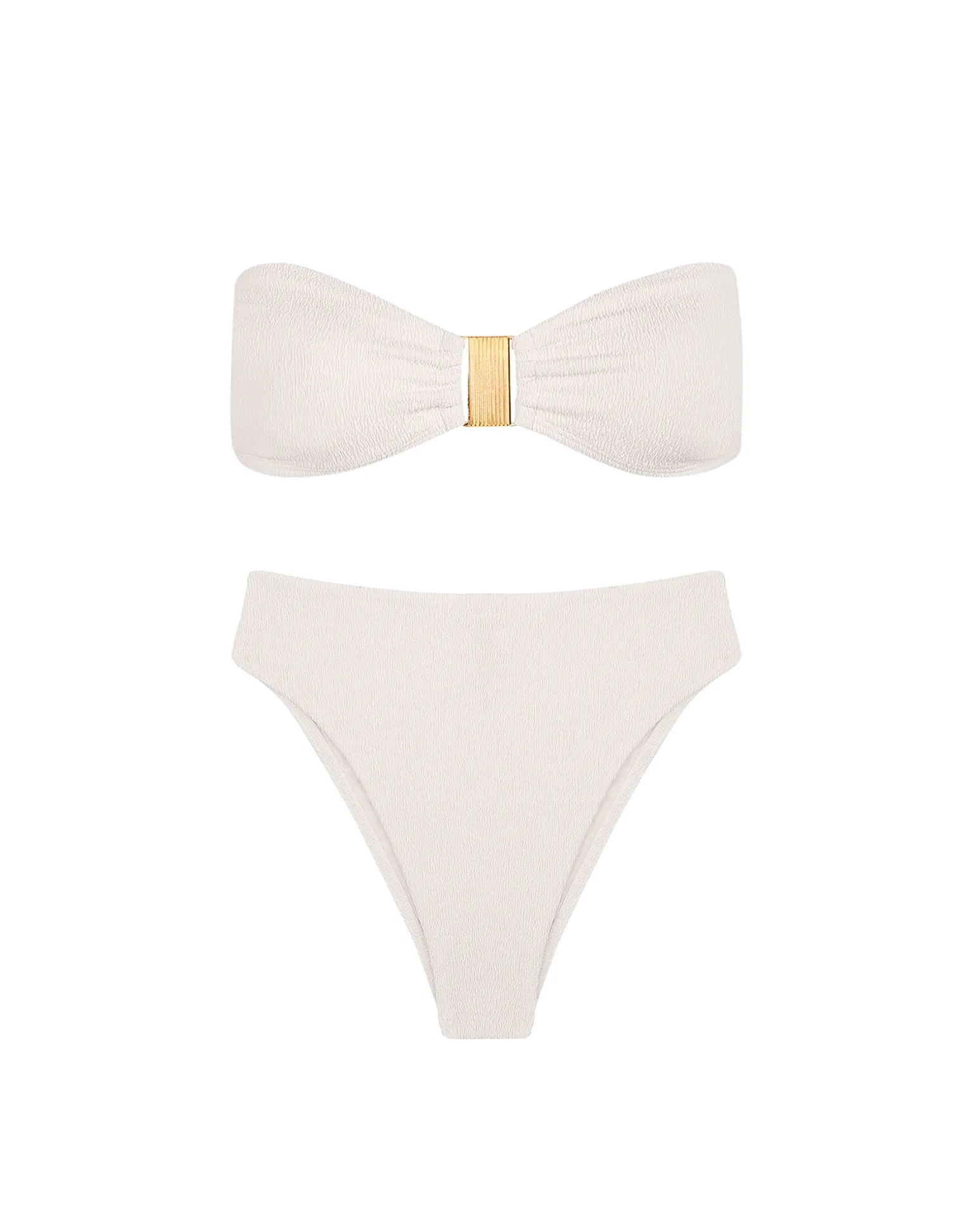Firenze Becky Bandeau Top - White