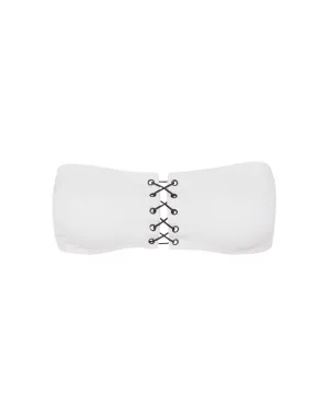 Firenze Blair Bandeau Top - White