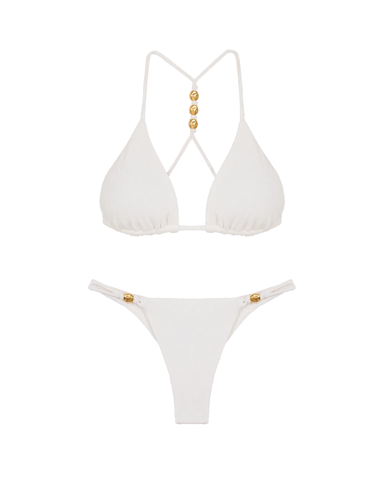 Firenze Kori T Back Tri Top - White