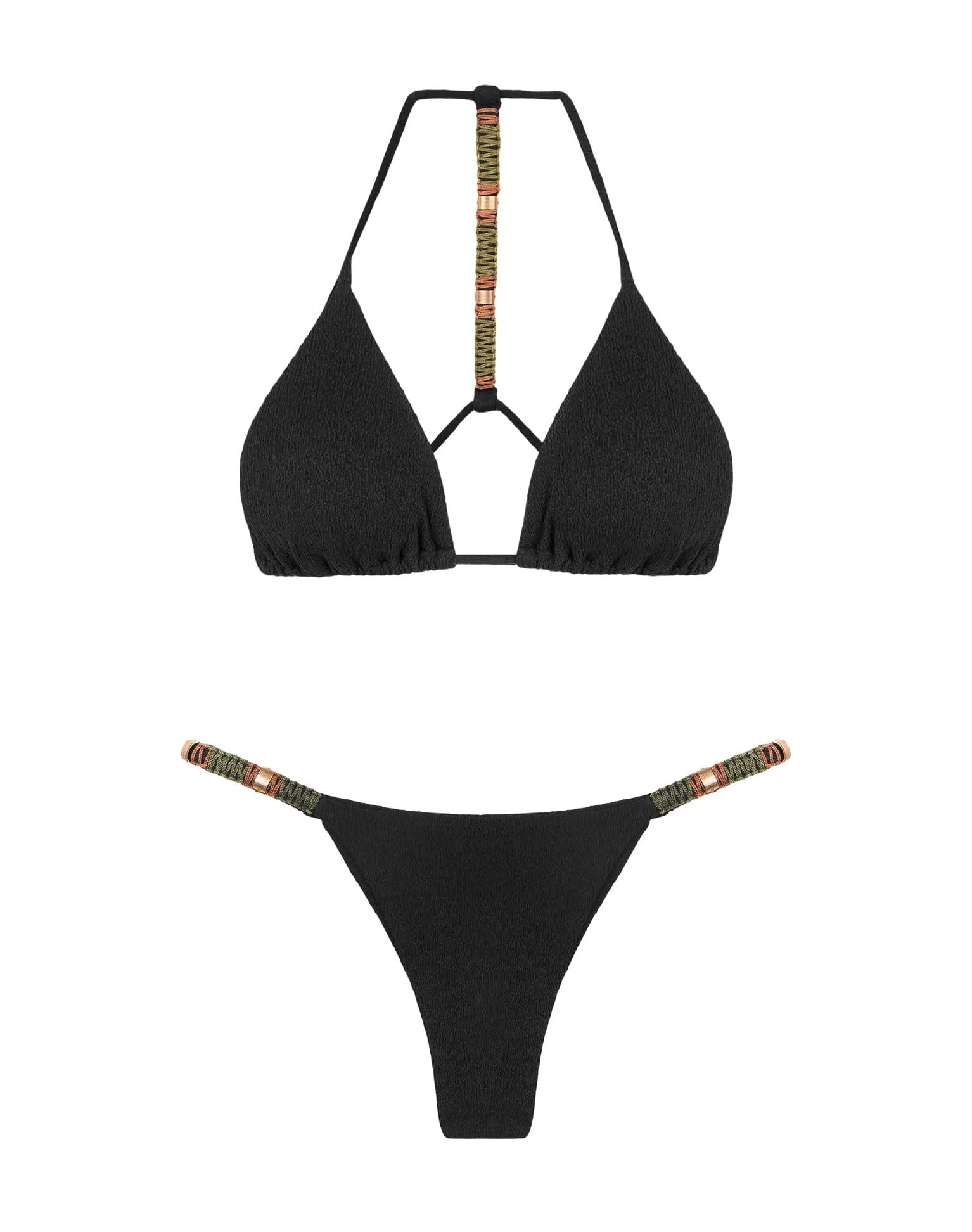 Firenze Sally T Back Tri Top - Black