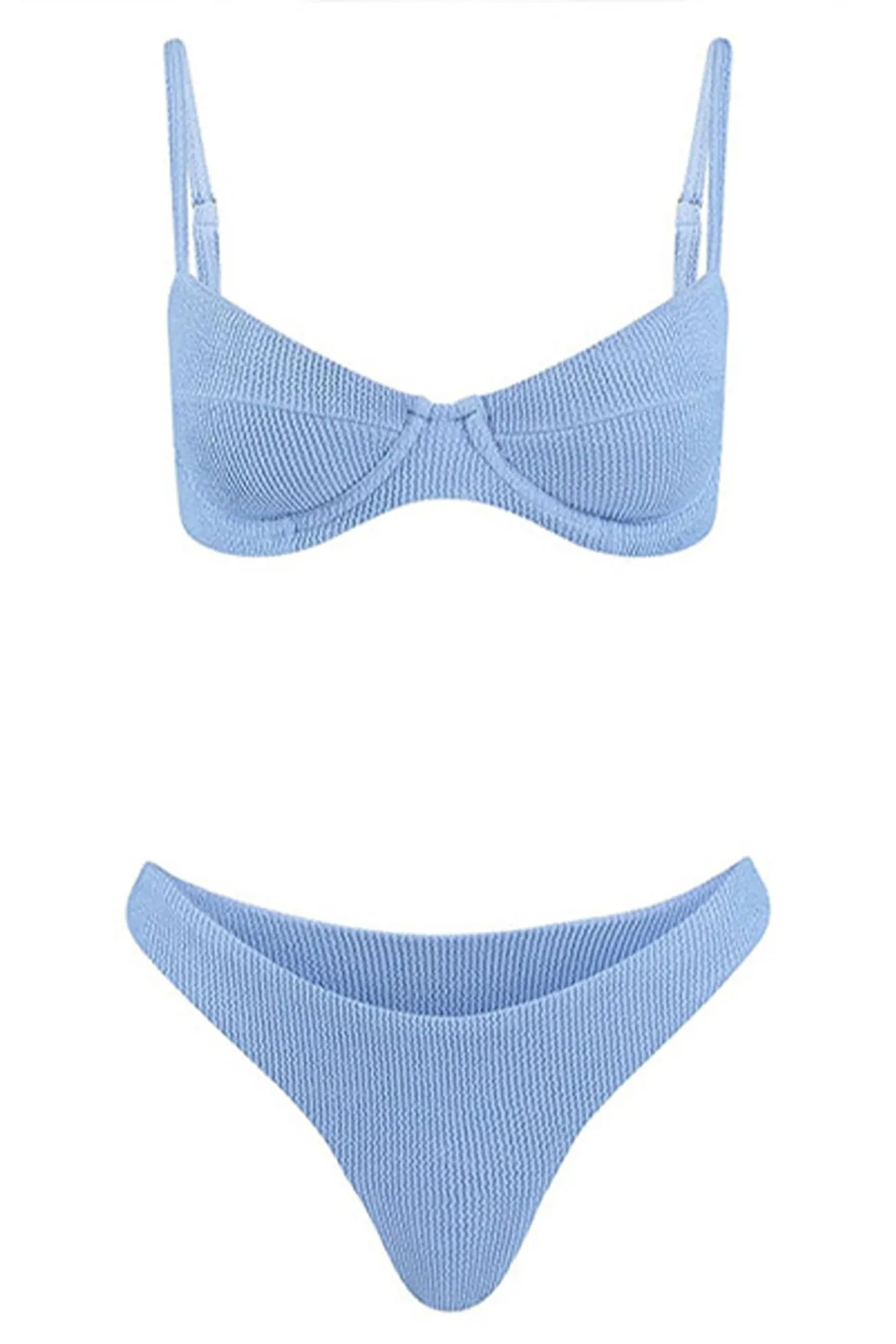 Firenze Underwire Bikini Top in Blue