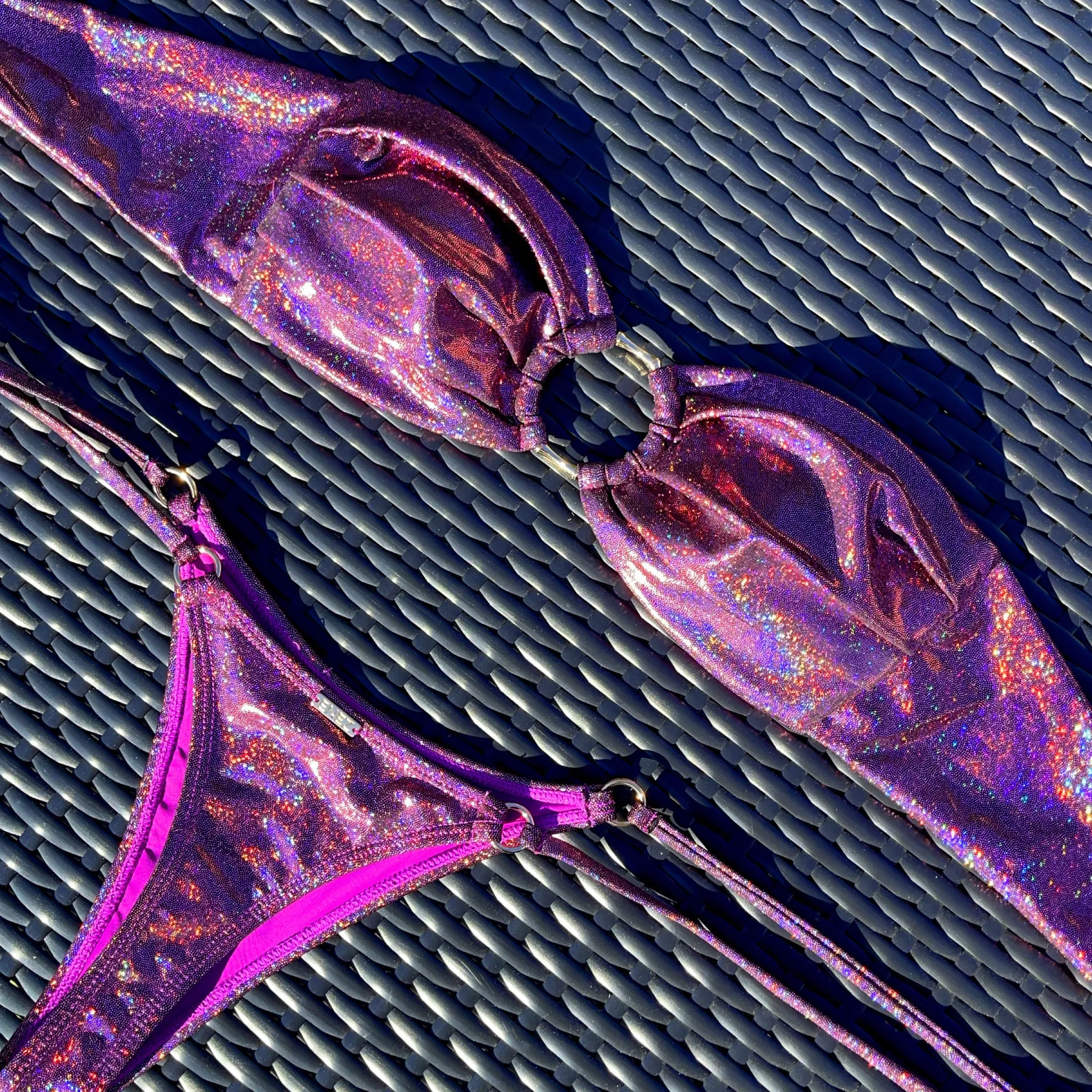 FRIDA TOP - GLITTER BERRY