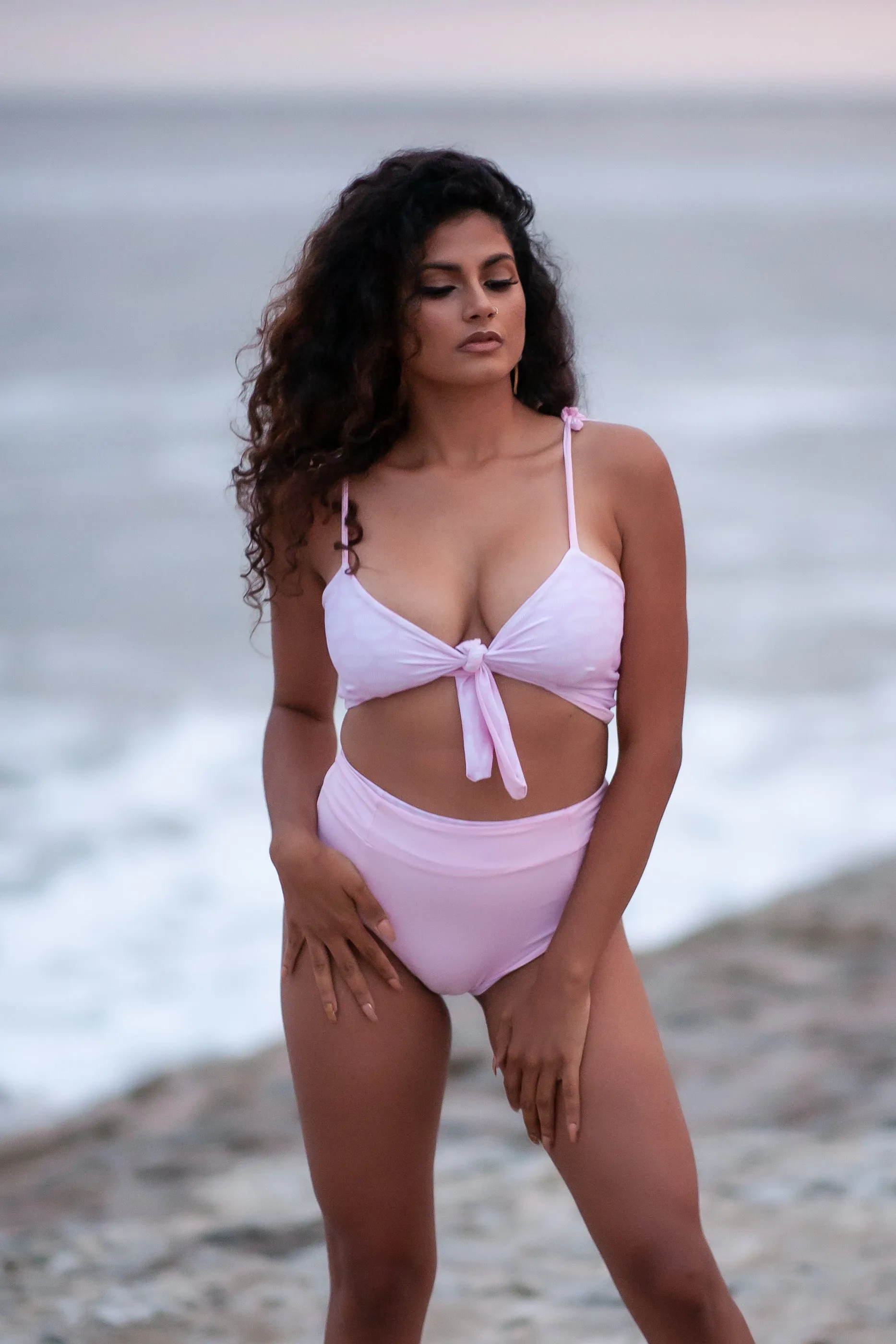 Guadalupe Bottom| Pink Palm   Conch