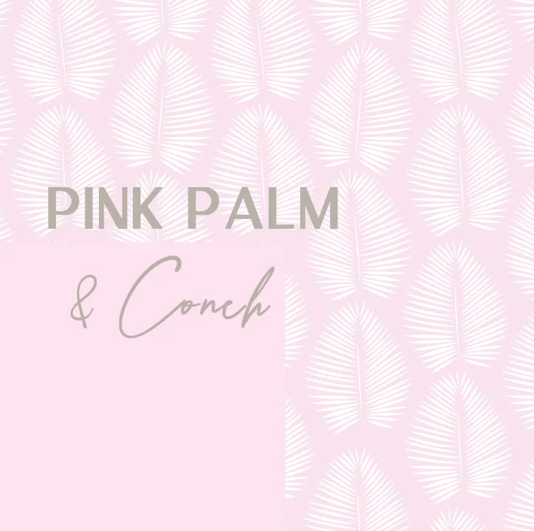 Guadalupe Bottom| Pink Palm   Conch