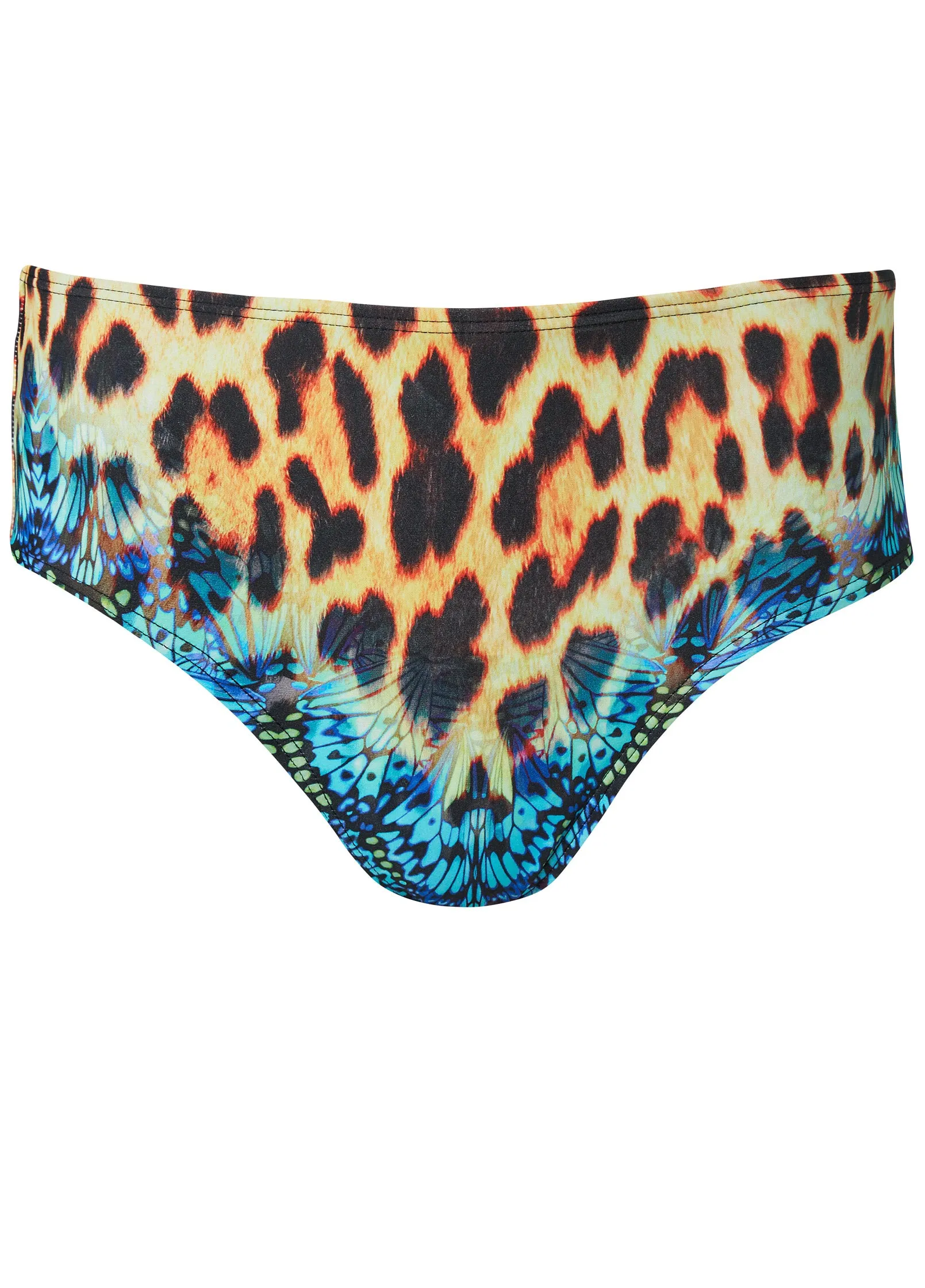 High-Waist Bikini Bottom - Jungle Party