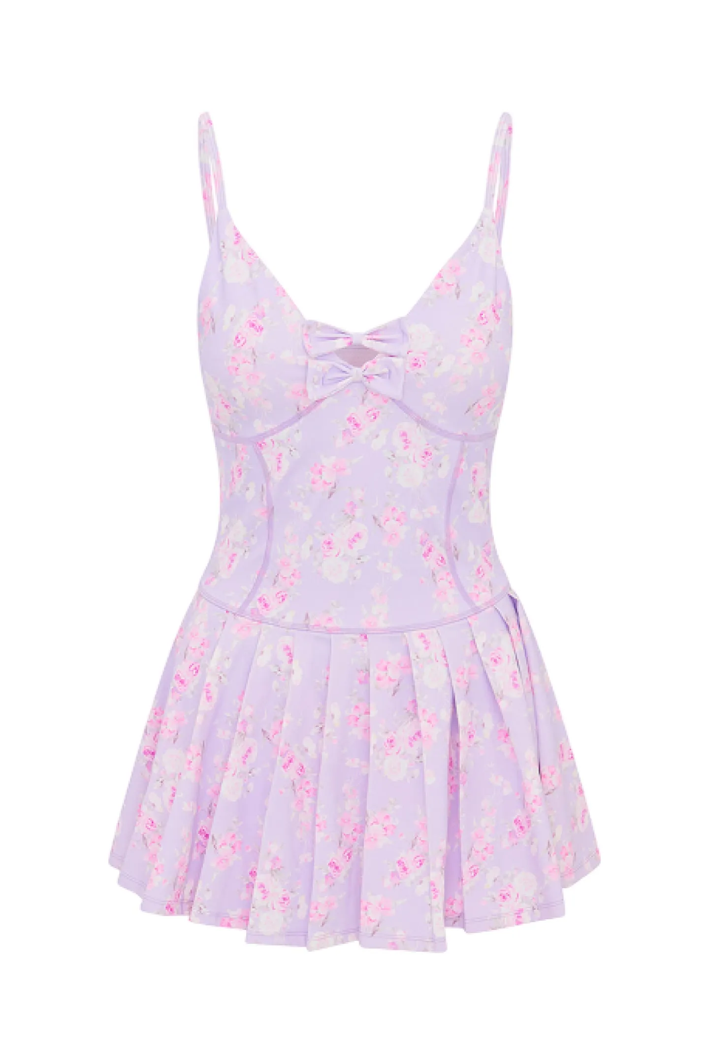 Hubert Floral Active Dress - HIBISCUS