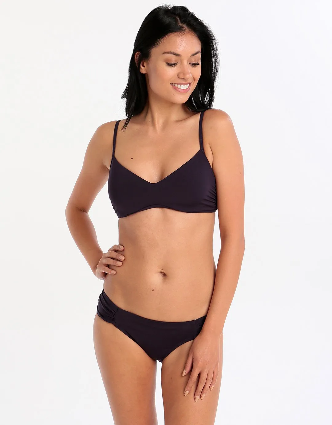 Jetset Gathered Side Pant - Phantom