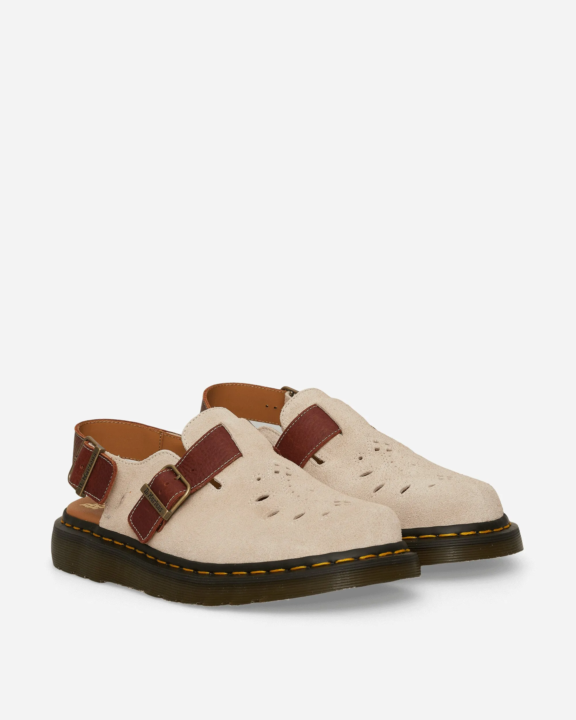 Jorge Buckle Mules Natural