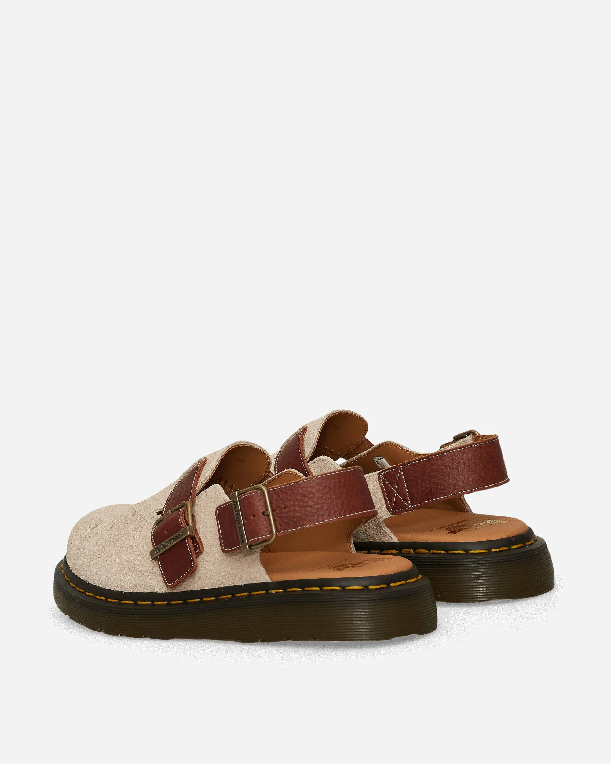 Jorge Buckle Mules Natural