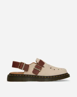 Jorge Buckle Mules Natural