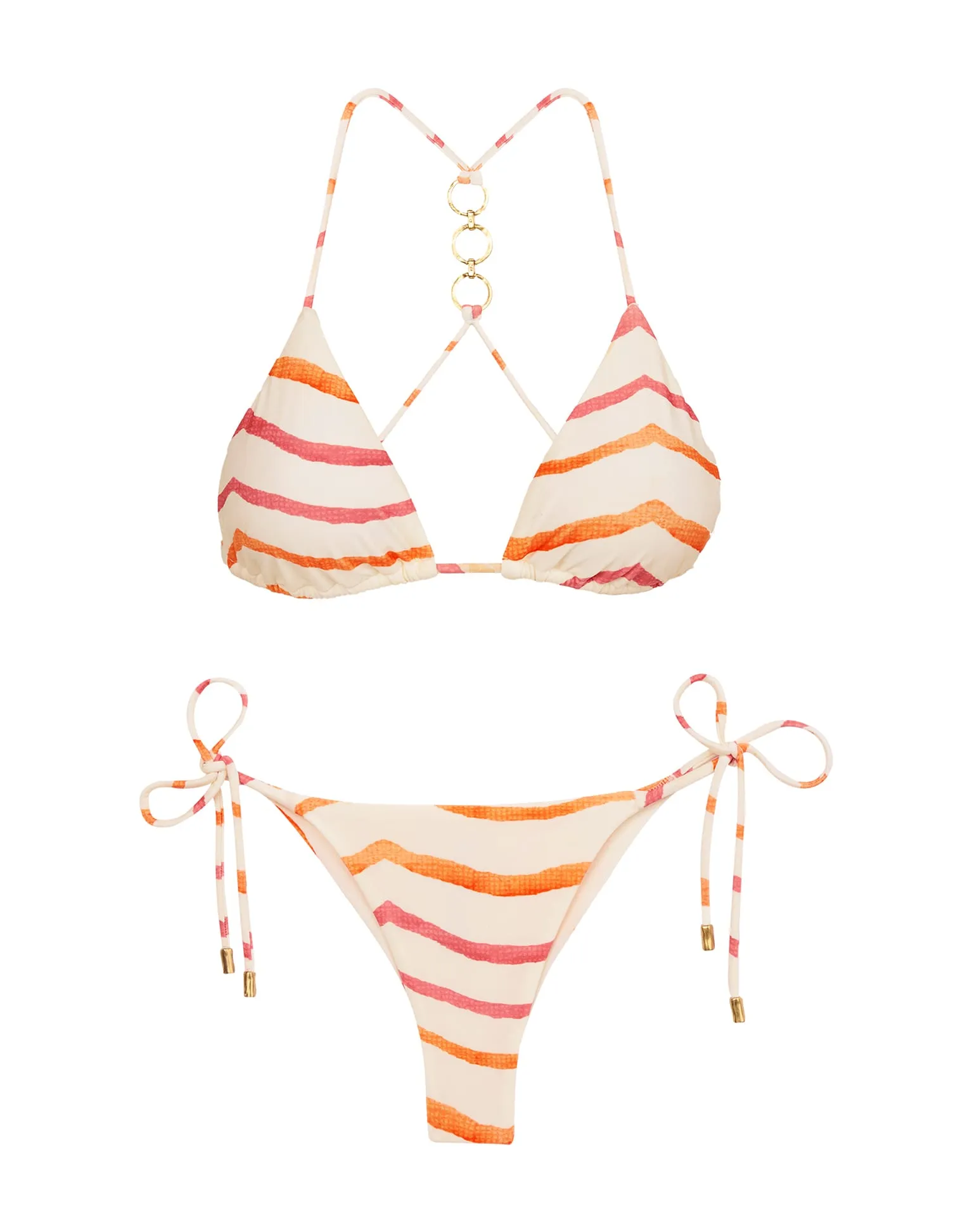 Joy T Back Tri Top - Sandstone