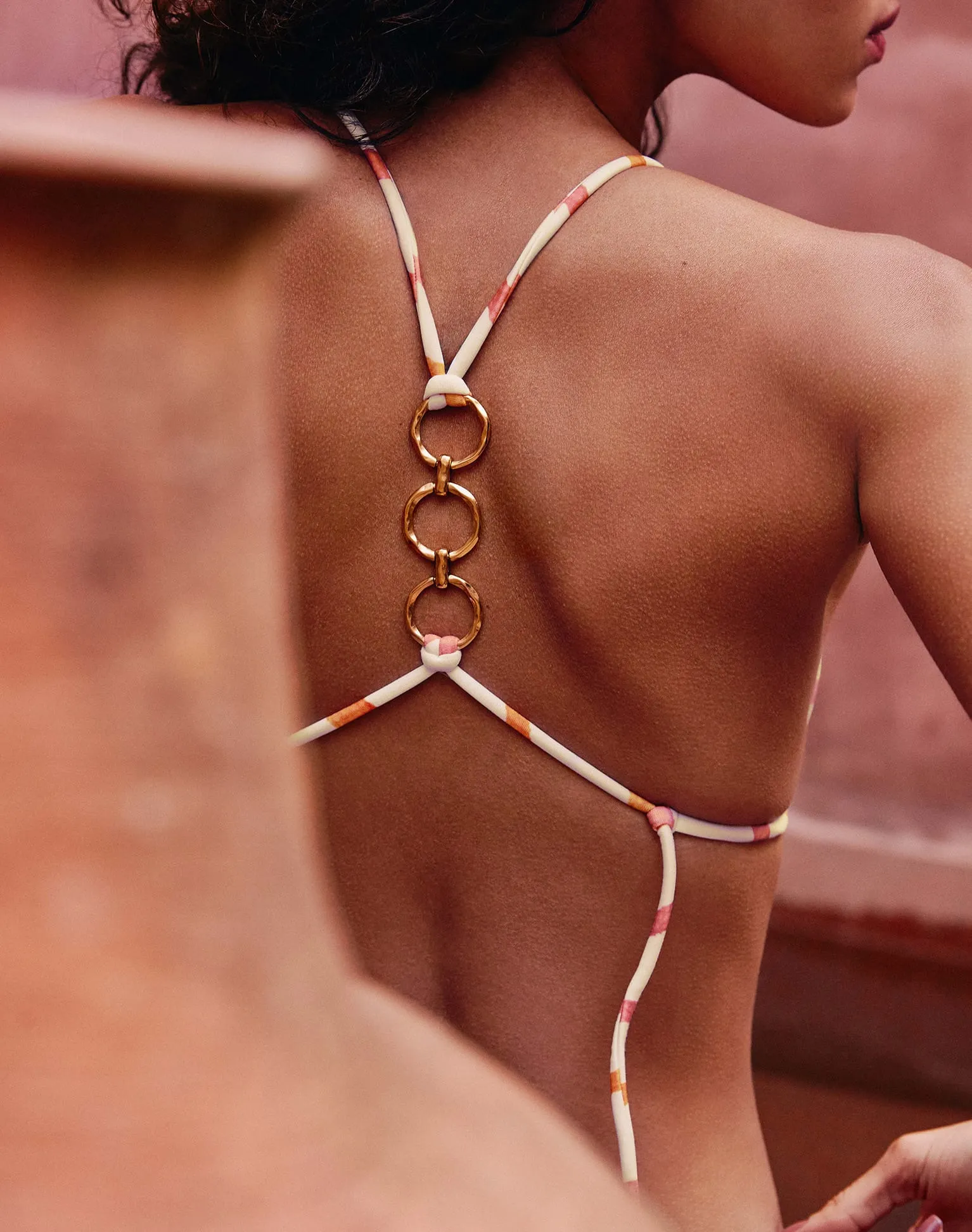 Joy T Back Tri Top - Sandstone