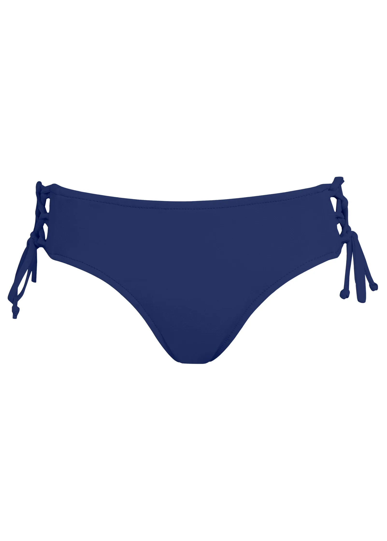 Lattice Side Bikini Bottom - Navy Blue