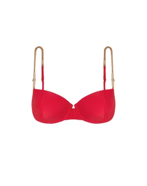 Layla Nissi Top - Red Poppy