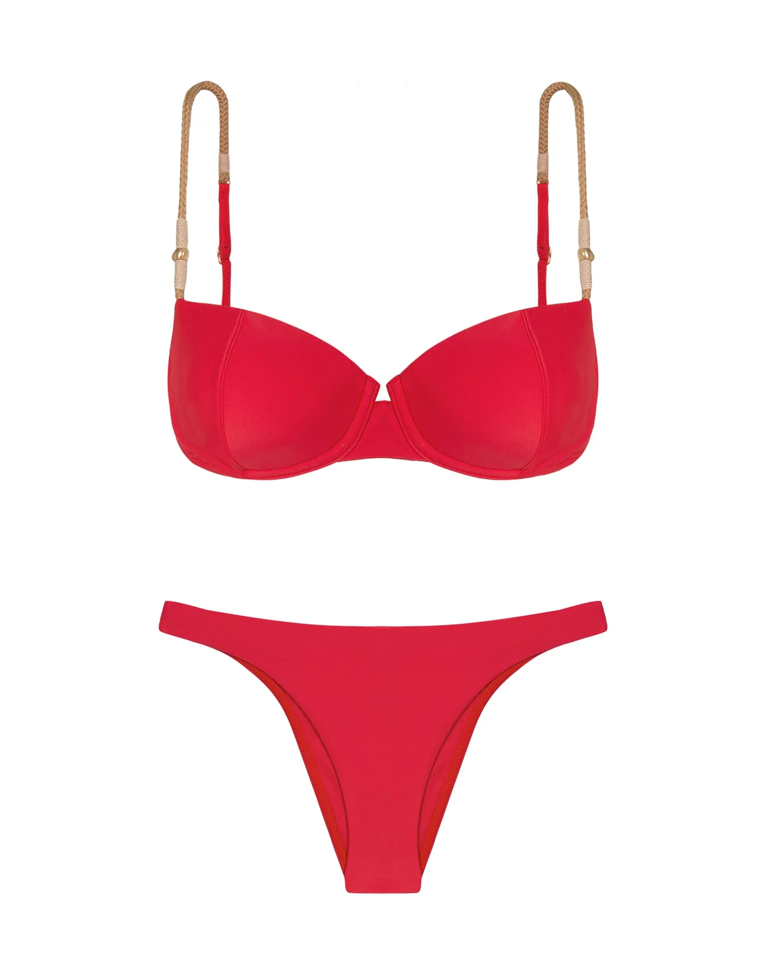 Layla Nissi Top - Red Poppy