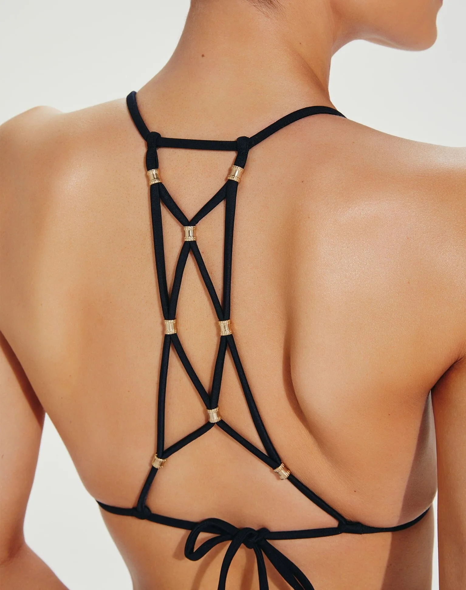 Lucy Triangle Top - Black