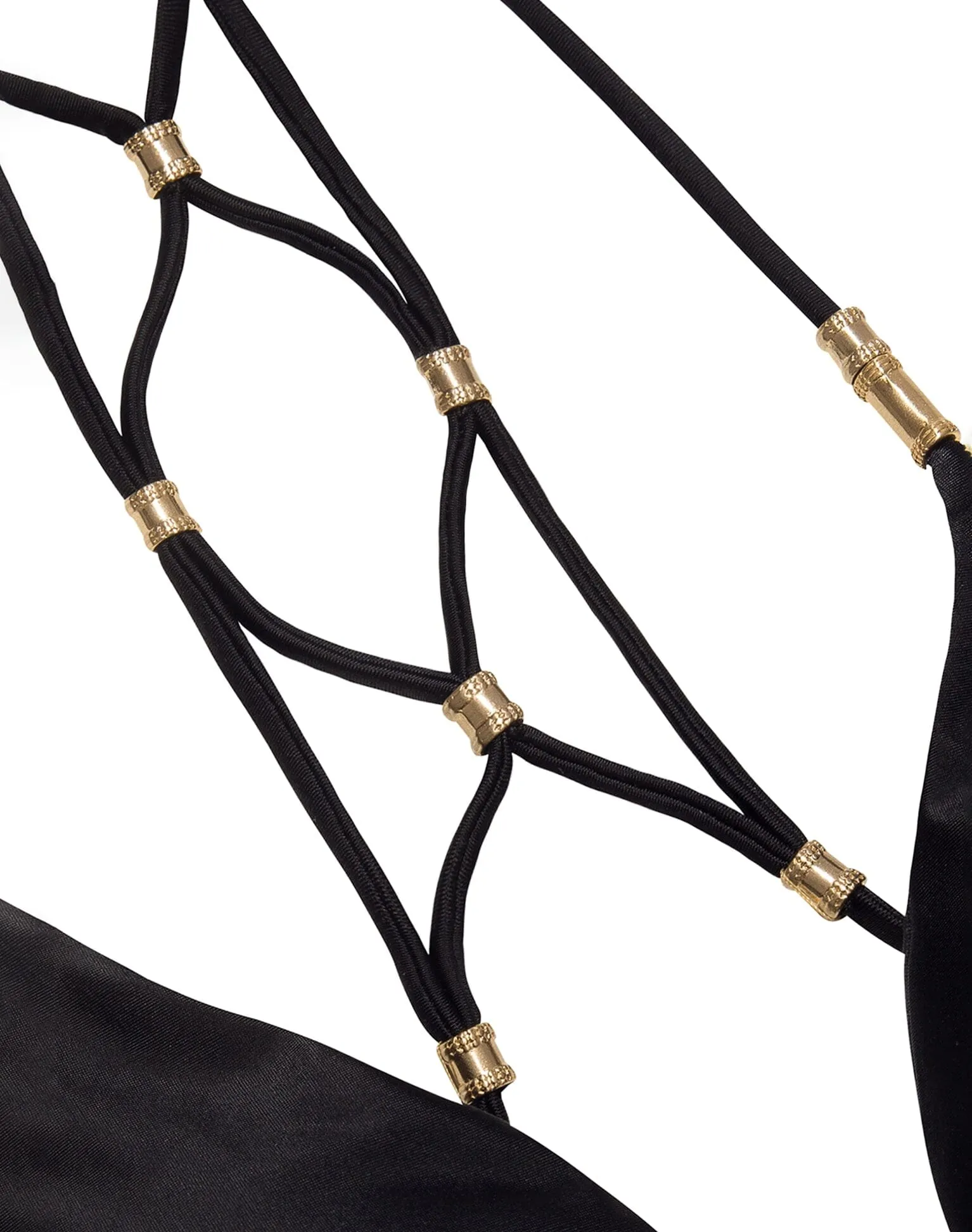 Lucy Triangle Top - Black