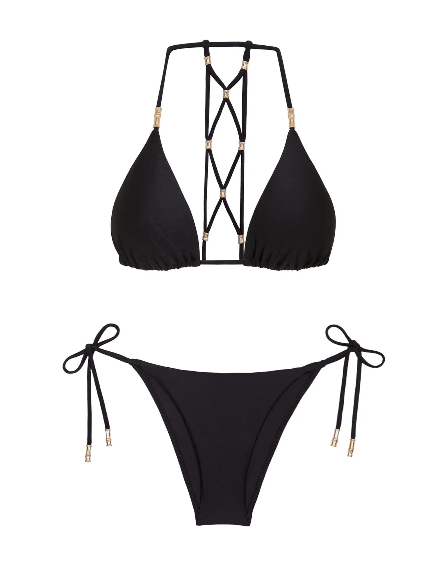 Lucy Triangle Top - Black