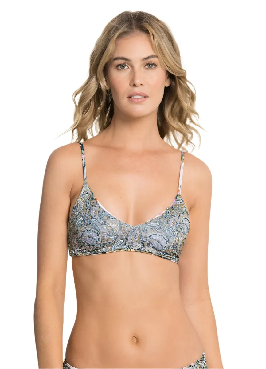 Maaji Jacobean Rocks Sporty Bralette Bikini Top